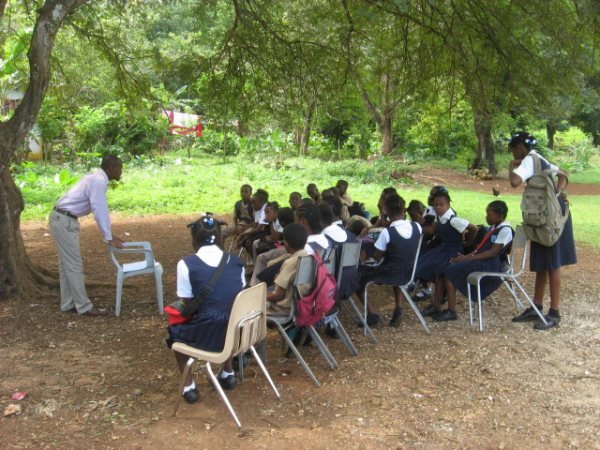 Reading Center for 188 students in Jamaica