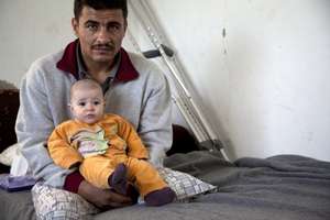 Muhamed with his niece Ahad