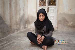 Falak, 15, from Homs, Syria.