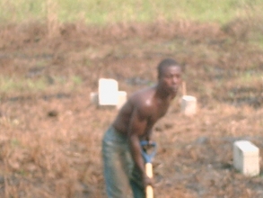 Digging of foundation