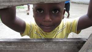 One of the many children the clinic's helped