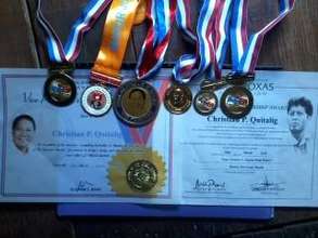 His medals and recognition