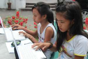 Basic Computer Literacy sessions for street kids