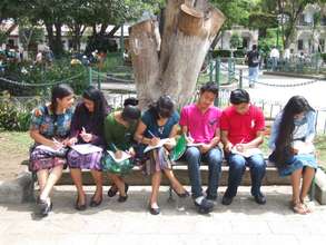 Preparing their English!