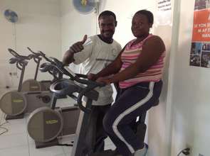 Quick workout session with one of our trainers!