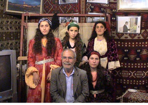 Kilim Rug Weavers and their Teacher