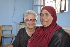 Um Hasan & MECA's financial manager Nancy Ippolito