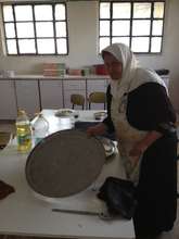 Busy at work making healthy food!