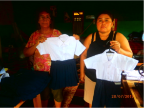 On the left is Adelina and on the right is Erlinda