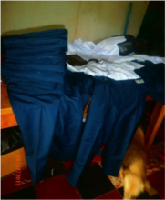 Brand new school uniforms for the new school year