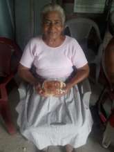 Teresa and her bread.