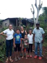 Beatriz and her family.