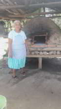 Teresa and her oven.