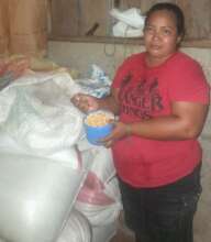 Osneyda takes pride in her corn.
