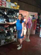 Photo of Sarita showing part of her business