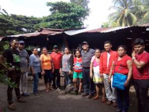 Training participants and Jorge Campos