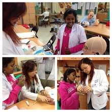 Buvi during her training at Sunshine Foundation