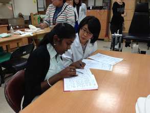 Joy discusses client's case with therapist