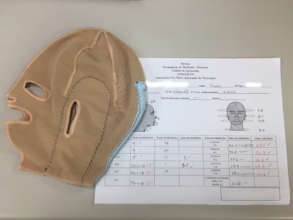 Sample of pressure garment mask