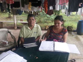 Geovany and Arlen in training.