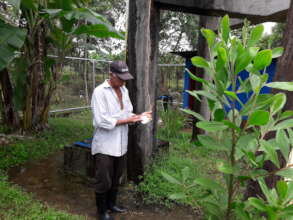 Maintaining the water system.