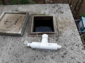 Clean water storge tank and chlorine equipment