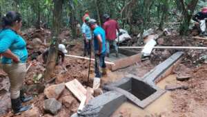 The population building the water system