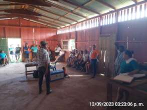 CAPS president training the rest of the assembly