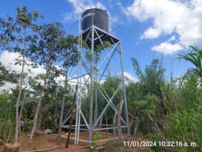 The Water Storage Tank Holding The Chlorinator