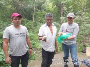Members received the tablets to purify the water