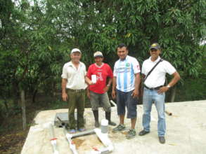 Orlando with community members.