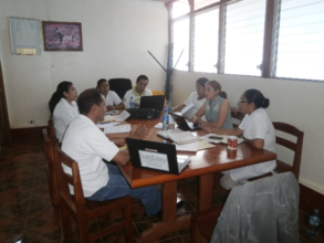 SHI staff and Hospital Directors hold meeting