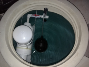 one of the five new chlorinators installed