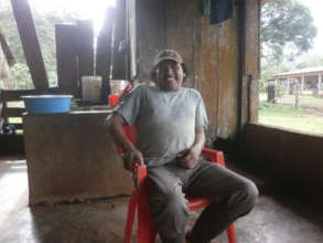 Feliciano Miranda Sanchez telling his story.