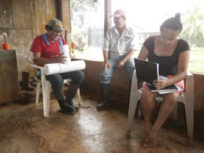 Janet Blandon pictured with other members of CAPS.