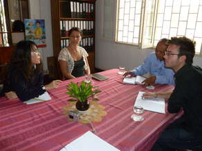 TBF staff meets with local partners