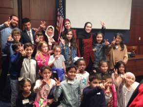 Medina Montessori Students Pinwheels for Peace