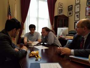 Gazans joined us in DC re. Gaza aid and trade