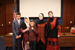 Our brave Palestinian speakers!
