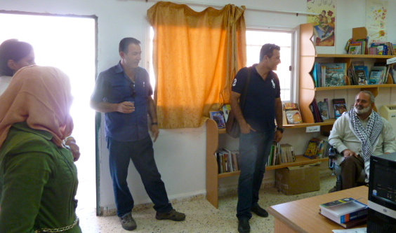 Ata and Fahmi from Wadi Foquin, visiting Al Aqaba