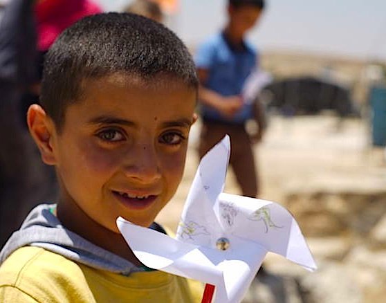 Writing and drawing what peace means