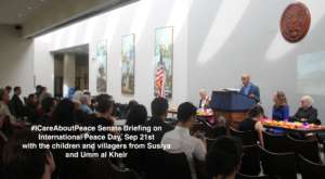 Sep. 21st 2016, International Peace Day Briefing