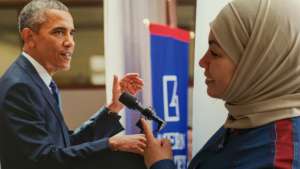 Fatma would like to have a word with the President