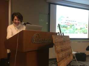 Rep. Eshoo accepts the RA Peacemaker Award