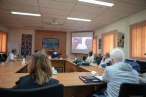 Dr. Yasser of GCMHP speaks via conference call