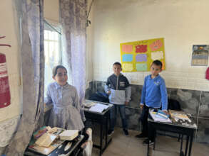 Children of Jubb Al Dhib Elementary School