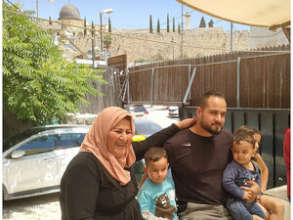 Old City (background) seen from the Sumarin home