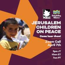Join us for "Jerusalem Children on Peace"