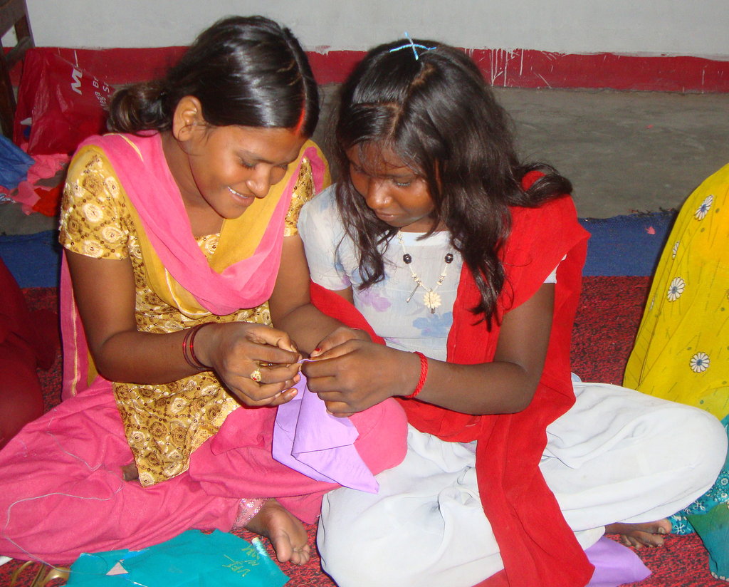 Help Girls at Risk Learn Sewing Skills