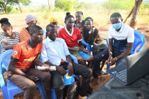 Miondoni students learning about Climate Change